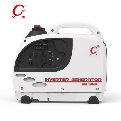 China Silent Portable Gasoline 1.2kVA Inverter Generator 1kW Generator Building Stand Generator Recoil Start 1000 for sale