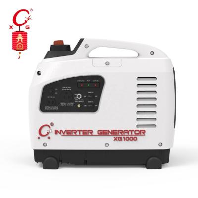 China Silent Portable Gasoline 1.2kVA Inverter Generator 1kW Generator Building Stand Generator Recoil Start 1000 for sale