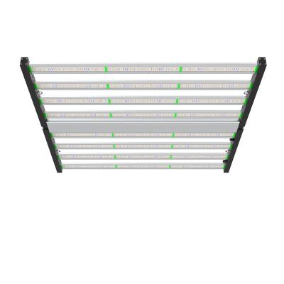 China Phlizon 600W 720W 800W Smart Foldable Horticulture 8 Bar Full Spectrum Lm301B Dimmable High Efficiency IR UV Led Grow Light Bar for sale