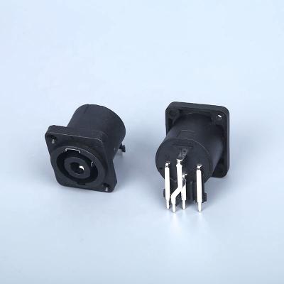 China audio & Manufacture 250V Video Jack Speakon Professional Audio Cable Connector for sale