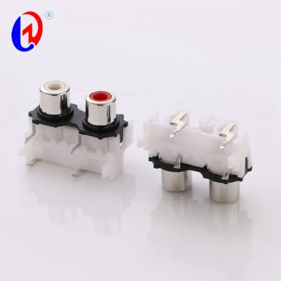 China audio & 2018 hot selling 2 hole 5N video to 35N 50V DC 1A video rca pin audio jack for sale