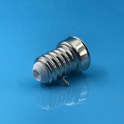 China E14 Bulb Holder Sconce E14 LED Bulb Screw Nickel Plated Base for sale