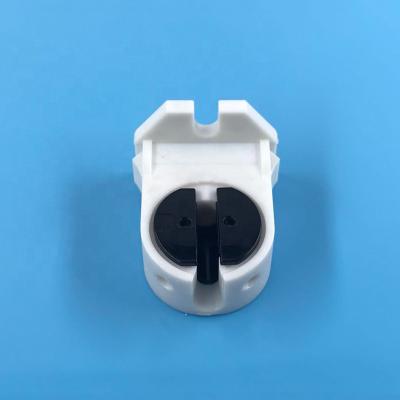 China Flattening T5 LED Fluorescent Tube Lamp Holder G5 T5 Socket Non-operated Fluorescent Plastic Lamp Holder for sale