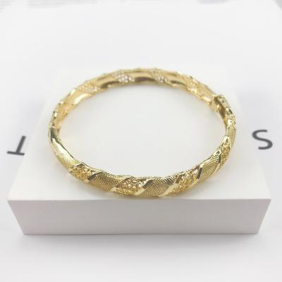 China TRENDY Jewelry Gold Plated Ethiopian Indian Gift Bracelet Bangle Ladies Birthday Jewelry Wedding Gifts TSA-088 for sale