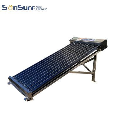 China Water Heater Non Pressurized 30 Evacuated Vacuum Tube Solar Collector Double Tubes Diverse Water for sale