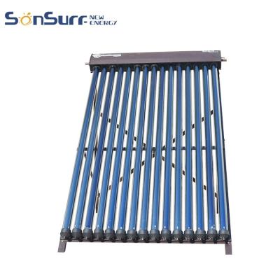 China Home Tubular U Pipe Solar Collector Water Heater Installed Both On Flat And Sloped Roof for sale