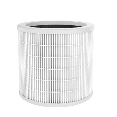 China Home Use Activated Dual Carbon Filtration Systems Pure Fresh Air Purifier Replacement Hepa Filter for sale