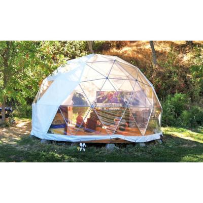 China Extended Type Outdoor Camping Waterproof Prefab Glamping Geodesic Dome House for sale