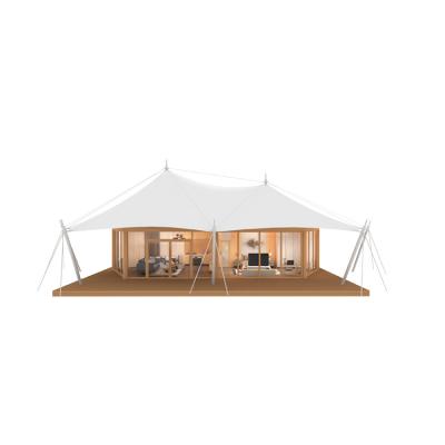 China Extended Type Outdoor Huge Camping Tent 2021 High Quality Leisure Tent Restaurant for sale