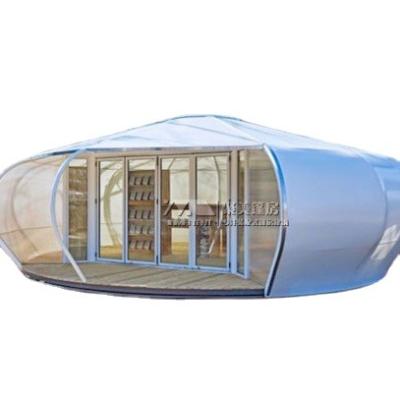 China Extended Type Large Family Camping Apple Glamping Pod Outdoor House for sale