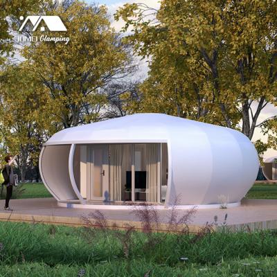 China Extended Type 7 M Unique And Creative Pumpkin Glamping Pod for sale