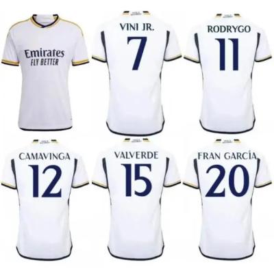 China Sets Sets 2023/24 BELLINGHAM Soccer Jerseys 2024 MODRIC RUDIGER BENZEMA VINI JR. RODRYGO Uniform realm madrids CAMAVINGA Football Shirts for sale