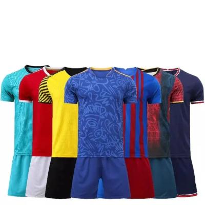 China Sets Sets 2022-2023 Latest 100% Polyester Soccer Jerseys Best Quality Cheap Wholesale Football Shirt Club Team Suit for sale