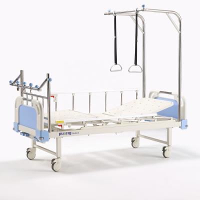 China C-5 Crank Metal Two Orthopedics Bed , Manual Medical Bed for sale