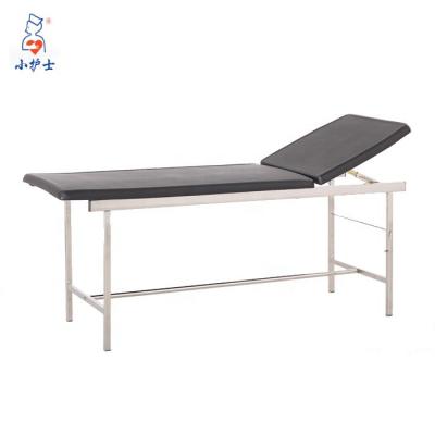 China B-40-2 metal semi-Fowler stainless steel examination bed, medical examination bed for hospital for sale