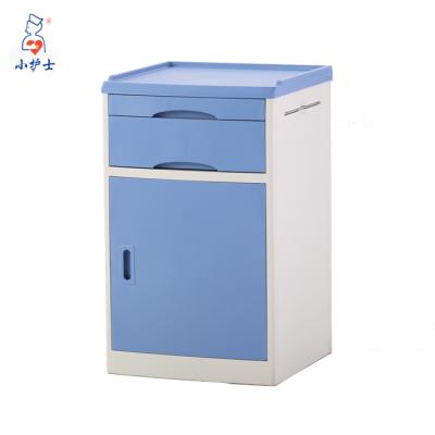 China D-11 Metal ABS Patient Bed Side Locker Hospital Cabinet Hospital Bed Side Trolley for sale