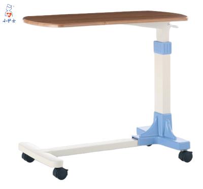 China F-32 Alloy Aluminum Adjustable Hospital Over Bed Table Hospital Movable Over Bed Dining Table For Patient for sale