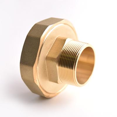 China General Brass Hexagon Cap Fittings With Internal Thread / Metal Fittings With Internal Thread for sale