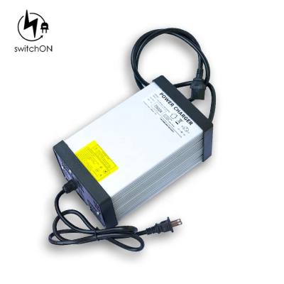 China 29.4V 25A 7S LED Indicator High Efficiency Mobility Scooters Ebike 24V Lithium Li-ion Battery Charger for sale