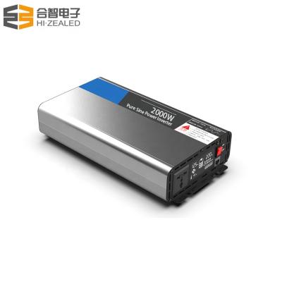 China Home appliance peak power 4000W power inverter input 12V 24V 48V into 110V/220V pure sine wave power inverter 2000watt for sale