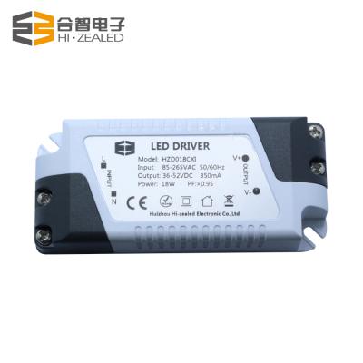 China Panel light factory price output AC 36V-52V to DC led driver 350ma panel light led driver 18w 20w for sale