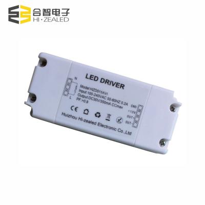 China Dimmable Led Driver Output 15-36V 350ma Led Dimming Driver 0-10V Constant Current Led Driver 15W for sale