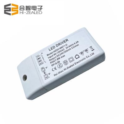 China Triac driver IP20 320mA 600mA dimmable led output 24-36v dimmer led driver dimmable led triac driver 5w-18w for sale