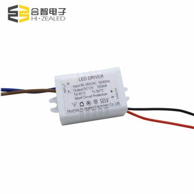 China Isolated In Stock 500mA 600ma 300ma 3W 4W 5W 6W 7W 8W Constant Voltage Led Driver 12V 24V For Led Strip Light for sale