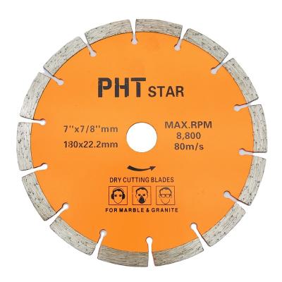 China Concrete Marble Stone Etc...7 Inch 180mm Diamond Saw Blade Cutting Disc For Concrete Masonry And Marble Tile for sale