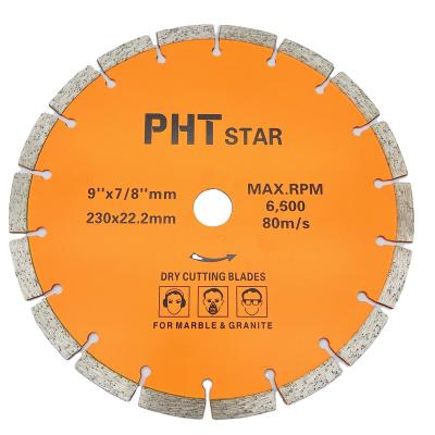 China Concrete Marble Stone Etc...9 Inch 230mm Diamond Saw Blade Cutting Disc For Concrete Masonry And Marble Tile for sale