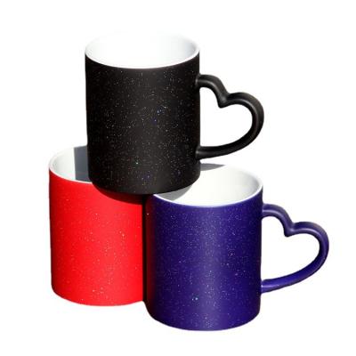 China Sustainable Logo Changing Color Sublimation Coating Ceramic Custom Mug Blank Mugs For Printing for sale