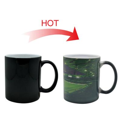 China China Sustainable Popular Hot Color Changing Straight-sided Coffee Mug Cup For Heat Press for sale