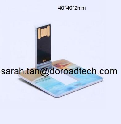 China Hot Sale High Quality True Capacity Customized Plastic Mini Bank Card USB Pen Drive for sale