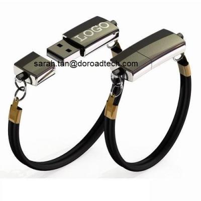 China Metal Bracelet USB Flash Drives for sale