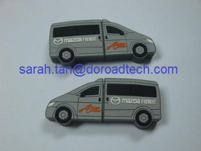 China Car Shaped PVC USB Flash Drives, Welcome Customize your Own Shape with Lower Tool Cost for sale