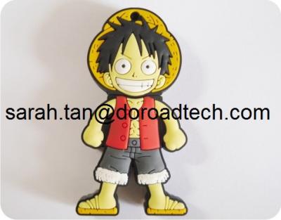 China New PVC Cartoon USB Flash Drives for sale