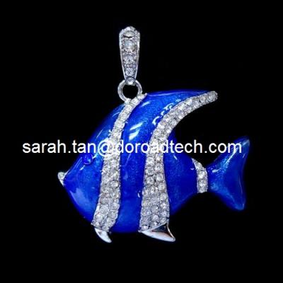 China Fish Shaped Jewelry USB Flash Drives for sale