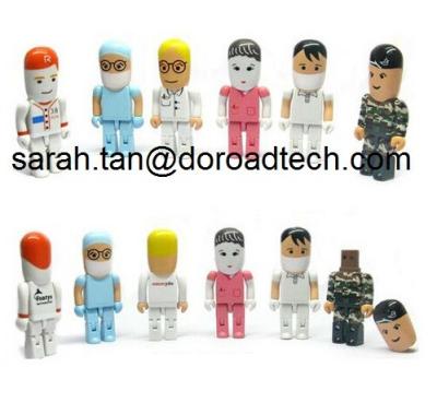 China Cheap All Kinds of Plastic People USB Flash Drive for sale