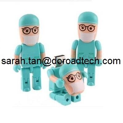 China Wholesale Cheap All Kinds of Plastic People USB Flash Drive, Customized Figures Available for sale