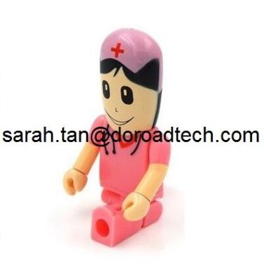 China All Kinds of Plastic People USB Flash Drives, Customized Figures Available for sale