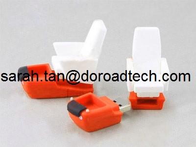 China PVC Custom-made Wholesale Cute Mini Chair Shape USB Flash Drive for sale