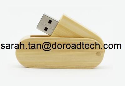 China Swivel Eco-Friendly Wooden Pendrive USB Flash Drive Thumb Drive USB Memory Stick for sale