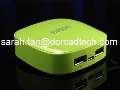 China Plastic Colorful Design Portable/Emergency Universal Power Bank, External Battery Charger for sale