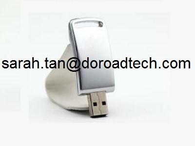 China Hot Selling Colorful Leather USB Flash Drives with Real Capacity for sale