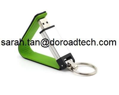 China Competitive Leather USB Flash Drive USB Disk, High Quality Free Logo Leather USB Drives for sale