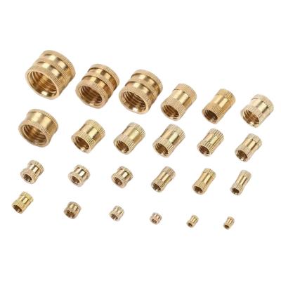 China Heavy Industry High Quality Female Embed Nut Threaded Copper Inserts Blind Hole Heat Set Embedment Nuts For Laptop And Plastic for sale