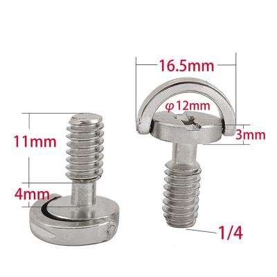 China Pan Wholesale Stainless Steel Ring Quick Release Camera Lifting Screw for sale