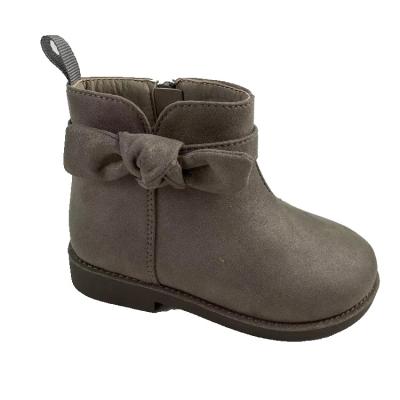 China Bowknot Children's Sneaker Usb 2021 New Winter Ankle Boots Customized Fashion Boots for sale