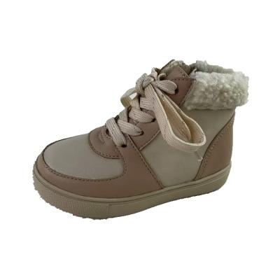 China Fashion lightweight trend high top sneakers leather upper casual shoes sneaker girls boots for sale