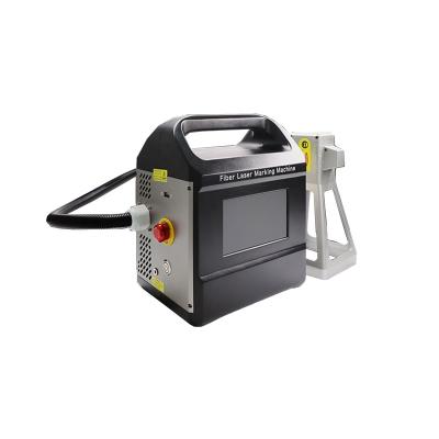 China Air Cooled Convenient and Easy to Operate Portable Handheld Fiber Laser Marking Machine for Metal Plastic Wood Materials Optional Power for sale